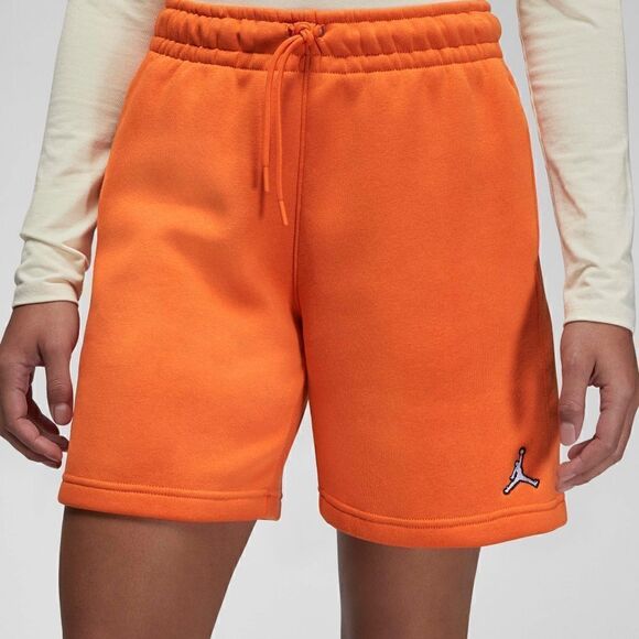 Air Jordan Brooklyn Fleece Shorts Women's Small S Orange Lobster DX0380-847 New - Picture 2 of 15